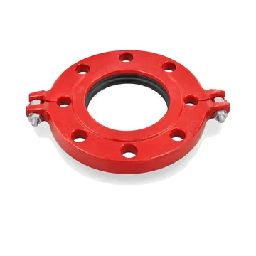 Typical grooved flange
