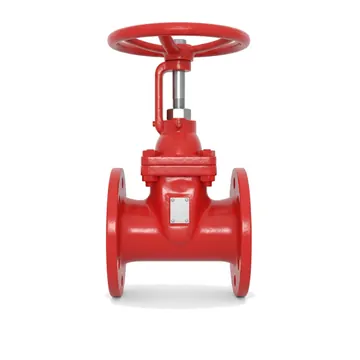 Typical flanged resilient nrs gate valve