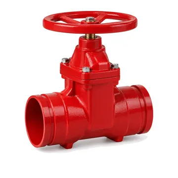 Typical grooved resilient nrs gate valve