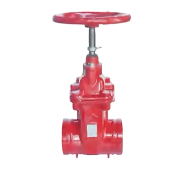 Typical grooved resilient nrs gate valve