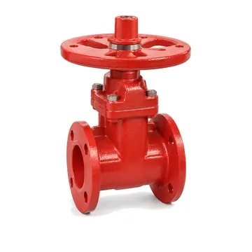 Typical flanged resilient nrs gate valve