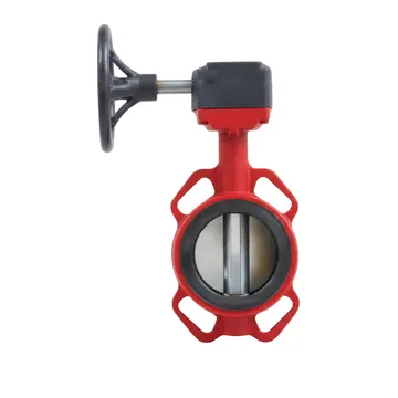 Typical wafer butterfly valve