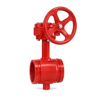 Typical grooved fire butterfly valve