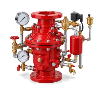 Typical pre-action alarm valve