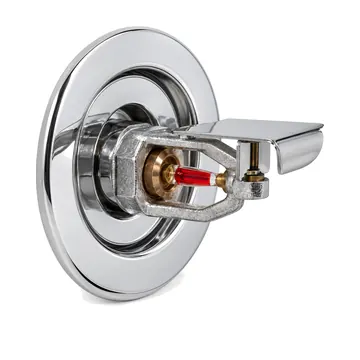 Typical residential recessed horizontal sidewall sprinkler