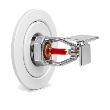 Typical residential recessed horizontal sidewall sprinkler