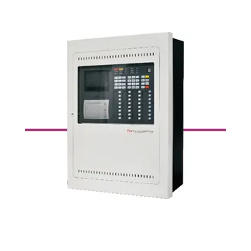 Typical addressable fire alarm control panel